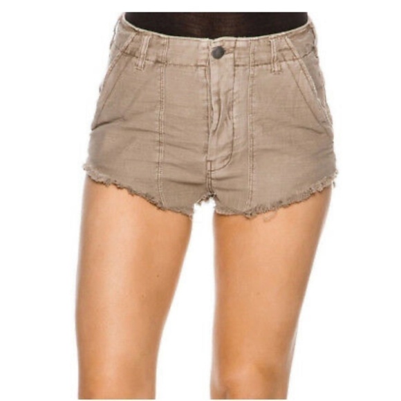 FREE PEOPLE Raw Patched Denim Short - Picture 3 of 8